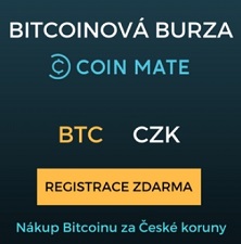 Coinmate - bitcoinová burza, nákup Bitcoinu za české koruny