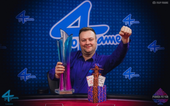 Roman Papáček vítězí v G4G Poker Fever Series