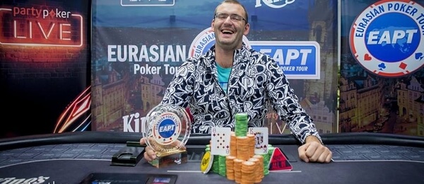 Andrei Novak vítězí v €5,300 High Rolleru EAPT Prague