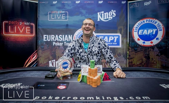 Andrei Novak vítězí v €5,300 High Rolleru EAPT Prague