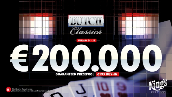 V Dutch Classics se tento týden bude hrát nejméně o €200,000