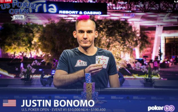 Justin Bonomo vítězí v úvodním eventu US Poker Open