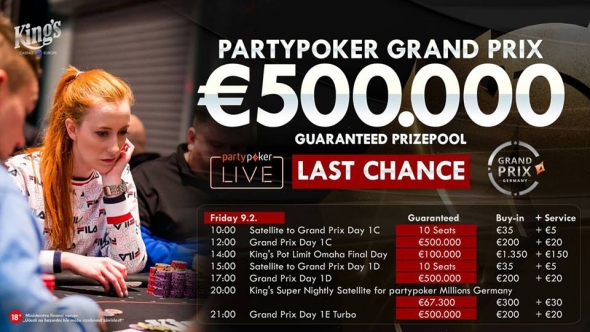 Páteční program v King's Casinu
