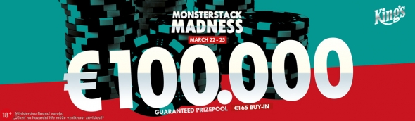 Březnový Monsterstack Madness o €100,000