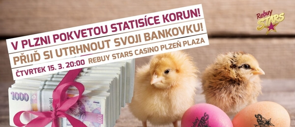 Rebuy Stars Casino Plzeň dnes otevírá turnajem o 100 000 Kč