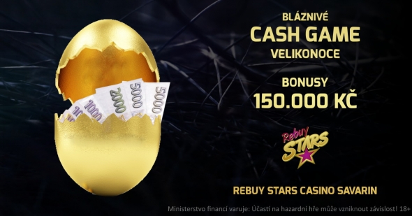 Bláznivé Velikonoce v Savarinu s bonusem 150 000 Kč