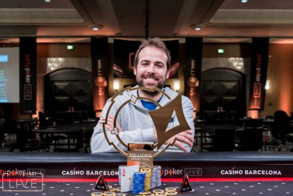Pascal Lefrancois vítězí v MILLIONS Grand Final, patří mu €1,700,000