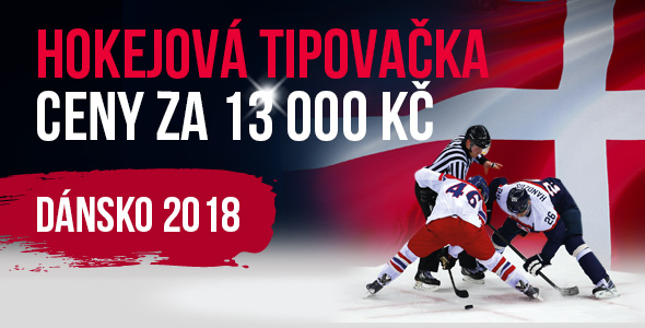 MS v hokeji 2018 v Dánsku - tipovačka o 13 000 Kč