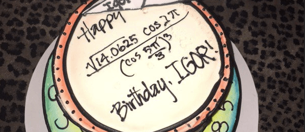 Vyřešíte šifru narozeninového dortu Igora Kurganova?