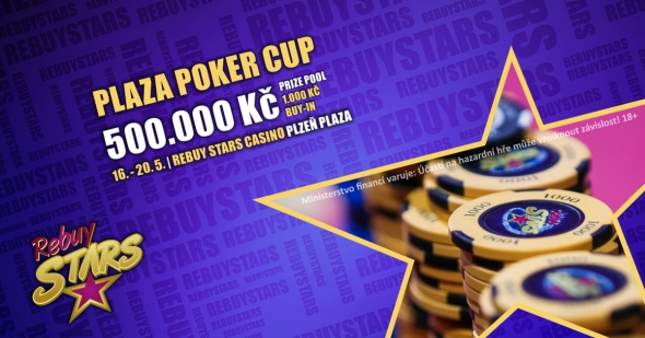 Květnový Plaza Poker Cup přináší boj o 500 000 Kč