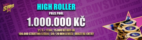 High Roller zahajuje květnové RS Millions o 4 000 000 Kč