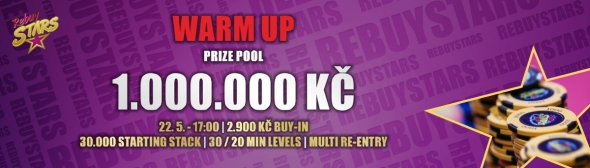 Úterní Warm-Up vás rozpálí odměnami za 1 000 000 Kč