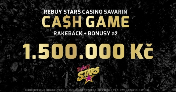 RS Savarin rozdá v červnu na cash game 1 500 000 Kč