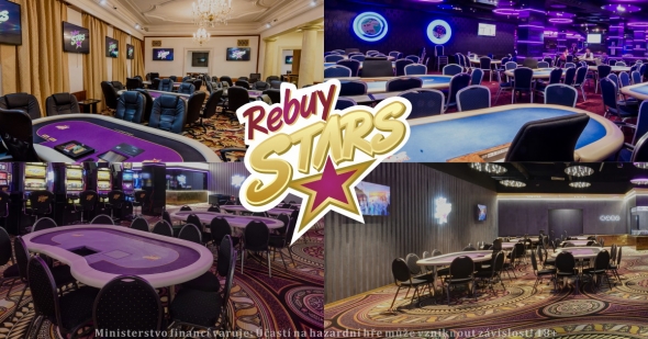 Pokerový červen v casinech Rebuy Stars o 12 milionů korun