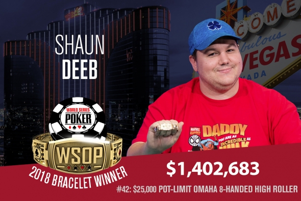 Shaun Deeb vyvhrává třetí náramek ve $25k PLO High Rolleru