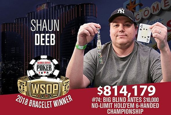 Shaun Deeb byl prvním hráčem WSOP 2018, který letos získal dva náramky. Následoval jej Joe Cada.