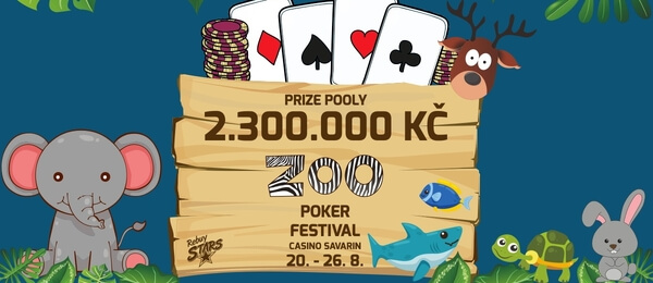 Zoo Poker Festival přináší do Savarinu 2 300 000 Kč