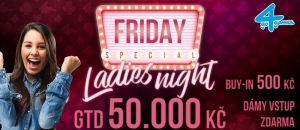 Hodolany: zářijová Ladies Night a turnaje o 330 000 Kč