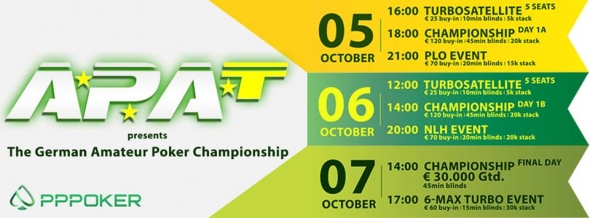 APAT Championship v Grand Casinu Aš o €30,000