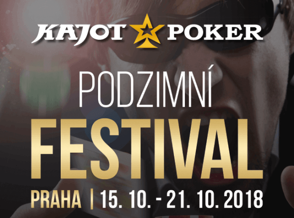Kajot Poker Club Praha - podzimní festival 2018 - header