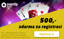 Zaregistruj se v online pokerové herně SYNOT TIP poker