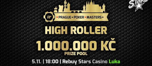 Prague Poker Mastes nabízí první milionový turnaj v podobě High Rolleru
