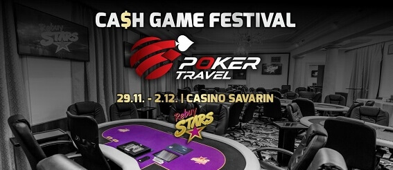 Cash Game Festival Poker Travel nabídne rakeback 150 000 Kč a zahraniční hráče