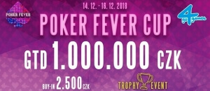 Prosincový Poker Fever Cup s 1 000 000 Kč GTD