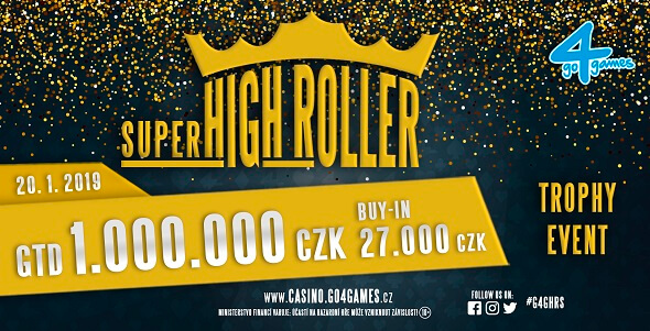 Go4Games Super High Roller - největší pecka o 1 000 000 Kč