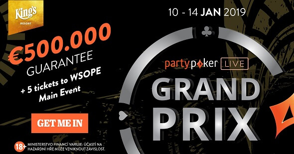 Další vydání Party Poker Grand Prix přináší přes €500,000