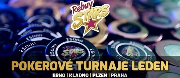 Turnaje o miliony nabízí casina Rebuy Stars v celé ČR