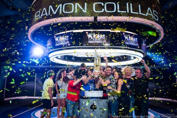 Ramon Colillas slaví vítězství v PokerStars Players Championship