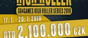 Go4Games High Roller Series header - leden 2019