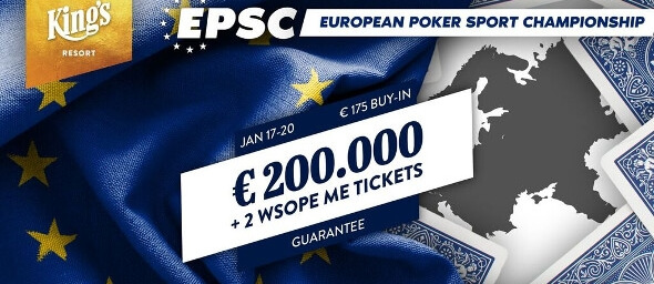 Do King's se vrací European Poker Sport Championship o €220,700 GTD