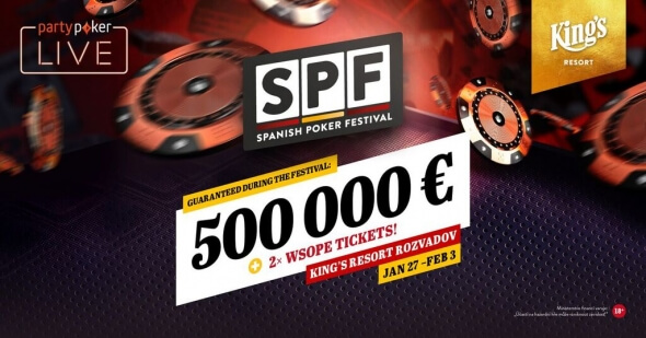 Spanish Poker Festival v King's s garancí €500,000