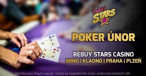 Rebuy Stars casina nabízí v únoru oblíbené turnaje o miliony