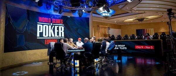 WSOP Europe 2019: Deset náramkových eventů zavítá do King's na konci řijna