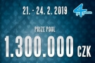 Lednový Go4Games Million s 1 300 000 Kč GTD