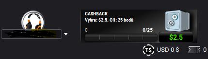 Cashback na herně partypoker