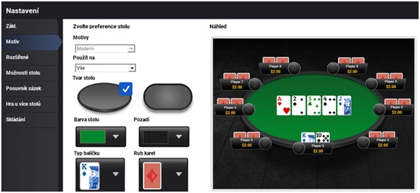 Party Poker - Karta - Motiv