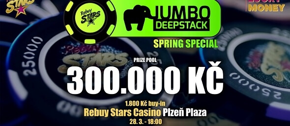 RS Plzeň: dorazte na Jumbo Deepstack o 300 000 Kč