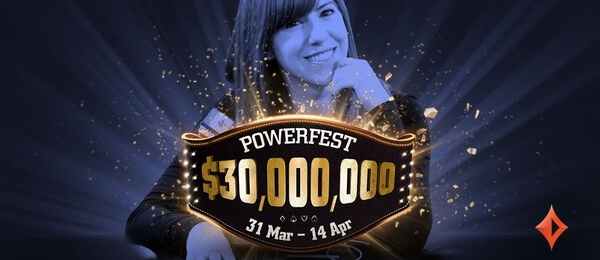 Partypoker: Dubnový Powerfest garantuje $30,000,000