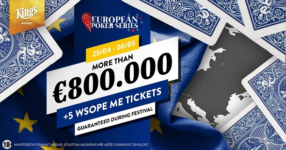 European Poker Series dorazí do King's s turnaji o více než €800,000