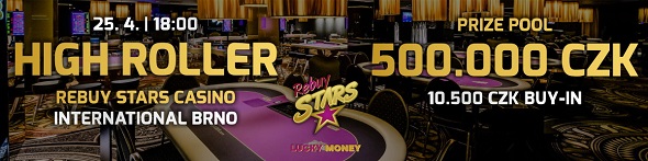 High Roller jako Brno o 500 000 Kč v hotelu International