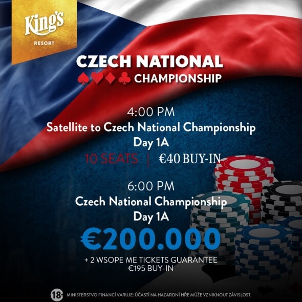Startuje Czech National Championship o €220,350 GTD
