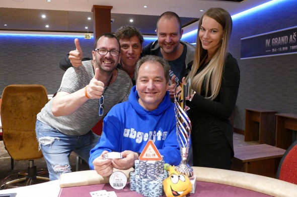 Michael Engelhardt zvítězil v loňském Grand Aš Poker Festivalu