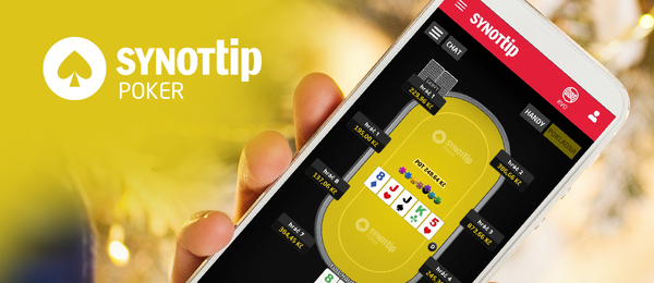 SynotTip aplikace Android a iOS – hrajte poker i v mobilu