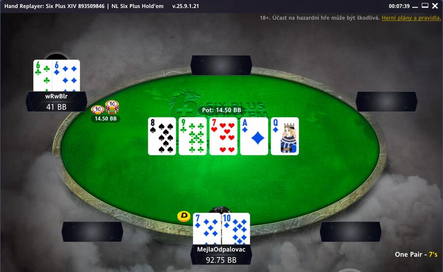 Short Deck Hold’em na Fortuně
