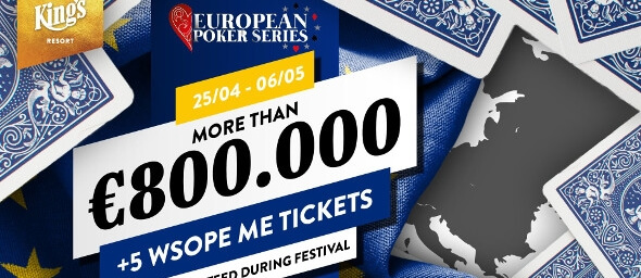Festival European Poker Series přináší do King's garanci přes €800,000