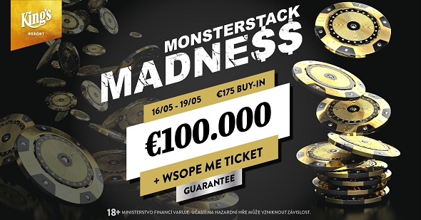 Obří stacky a odměna €100,000 lákají na Monsterstack Madness